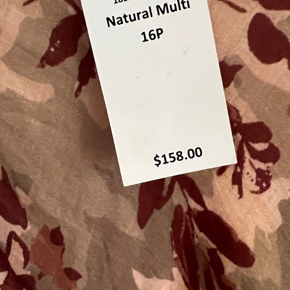 Coldwater Creek Cotton & Silk Floral Print Dress - Picture 6 of 9